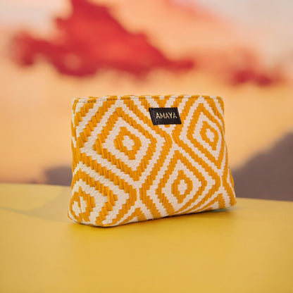 MUSTARD MELODY - MULTIPURPOSE TRAVEL POUCH