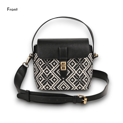 MIDNIGHT BLACK - CROSSWAY CROSS-BODY BAG