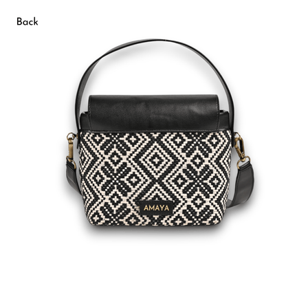 MIDNIGHT BLACK - CROSSWAY CROSS-BODY BAG