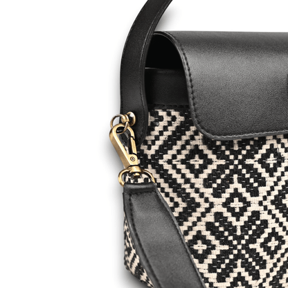 MIDNIGHT BLACK - CROSSWAY CROSS-BODY BAG