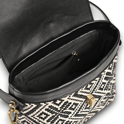 MIDNIGHT BLACK - CROSSWAY CROSS-BODY BAG