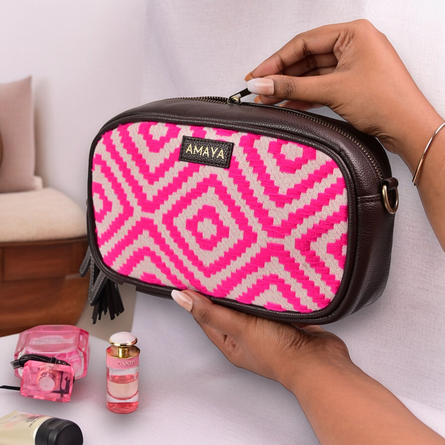 PINK PARADISE - AURA CROSS-BODY BAG