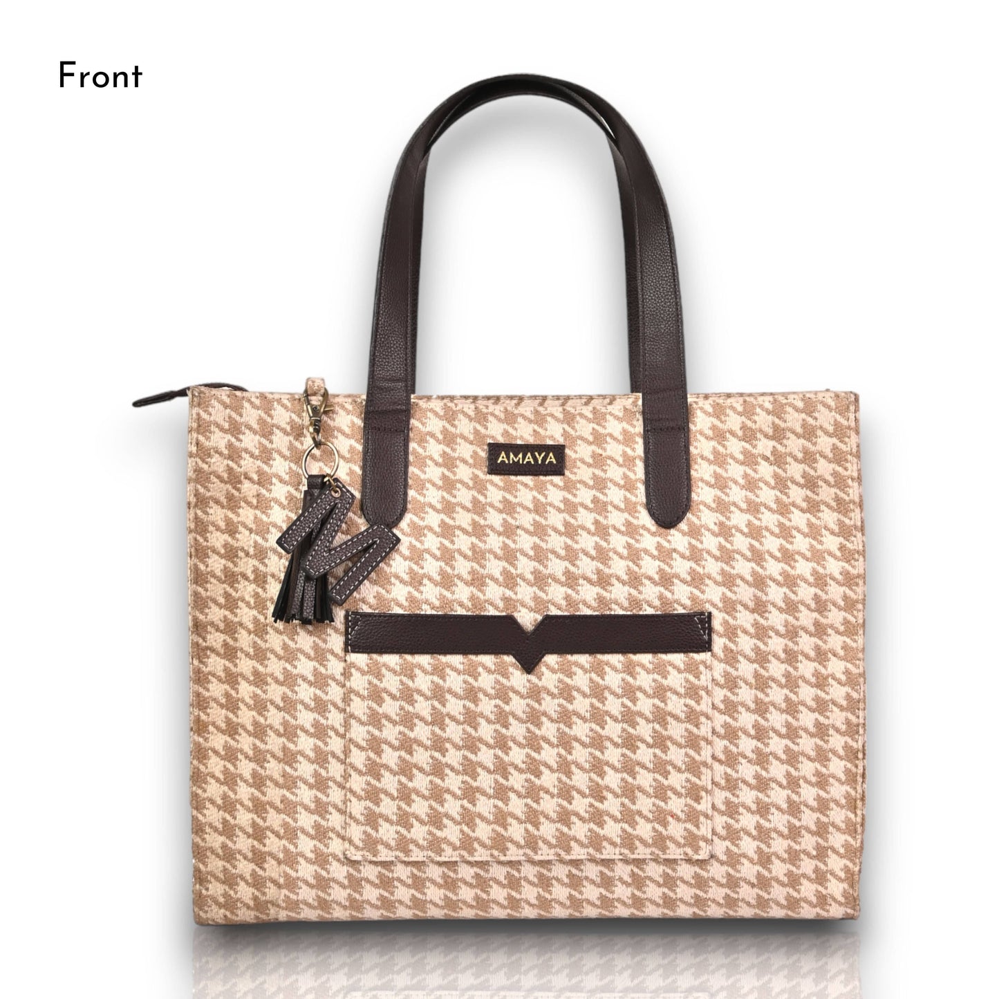 BEIGE BLISS - OFFICE TOTE BAG (WITH SLING)