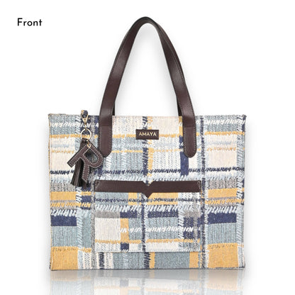 DENIM DELIGHT - OFFICE TOTE BAG (WITH SLING)