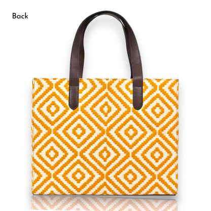 MUSTARD MELODY - OFFICE TOTE BAG (WITH SLING)