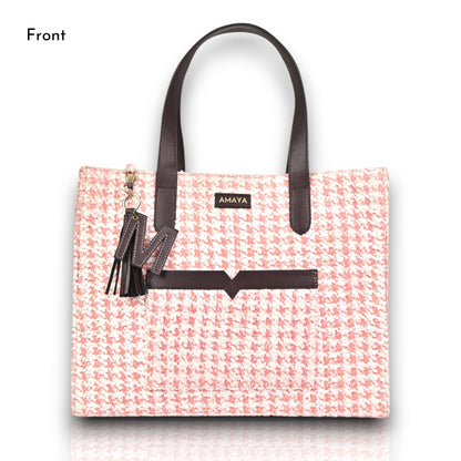 PINK BLISS - OFFICE TOTE BAG (WITH SLING)