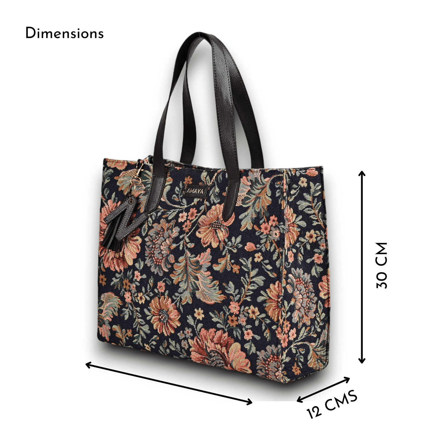 MYSTIC FLORAL - OFFICE TOTE BAG 2.0
