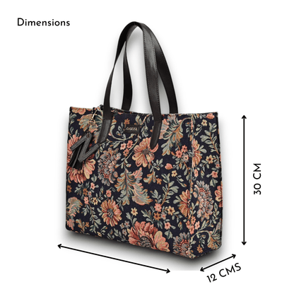 MYSTIC FLORAL - OFFICE TOTE BAG 2.0