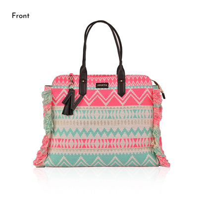 DAZZLING DREAMS - RUFFLE TOTE BAG