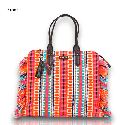 MARIGOLD MAJESTY - RUFFLE TOTE BAG