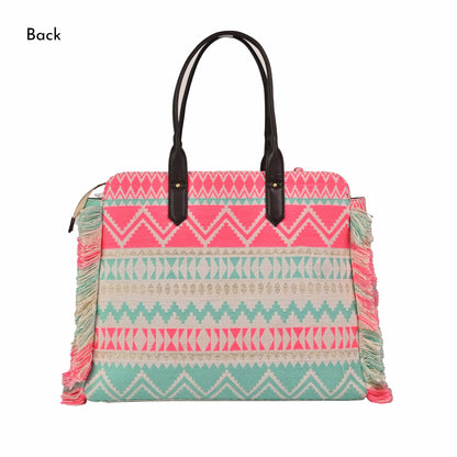 DAZZLING DREAMS - RUFFLE TOTE BAG